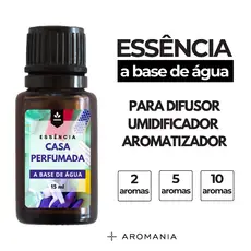 Essências à Base de Água 15ml para Difusor e Umidificador | Kit 2, 3, 5 ou 10 – Escolha os Aromas
