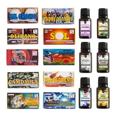 Kit 10 Essências Para Umidificador 15ml + Defumador Natureza Espiritual
