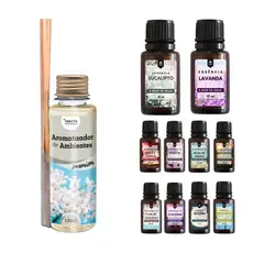 Combo 5 Essências Para Umidificador 15ml + Aromatizador de Ambiente 120ml Zen Yantra - Escolha Seu Aroma