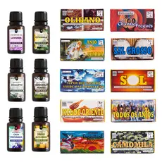 Kit Essência Para Umidificador 15ml + Defumador de Ambiente 20 Tabletes Natureza Espiritual