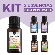 5 Essências para Umidificador – Kit Casa Cheirosa a Base de Água 15ml