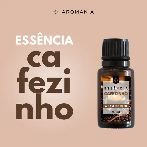 Essência Cafezinho 10ml | Aromatizador Concentrado | Aroma de Café Fresco