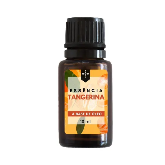 Essência Tangerina 10ml Aroma Intenso Qualidade Premium Para Difusores, Velas, Cosméticos e Produtos de Limpeza