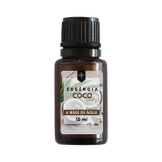 Essência Coco 15ml Base Água para Difusor e Umidificador Aroma Doce Suave Alta Fixação
