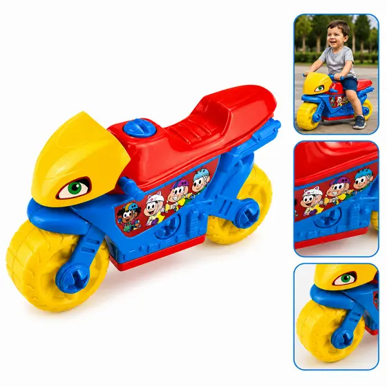 Moto Infantil Cebolinha Turma da Mônica Motoca Infantil Brinquedo Menino