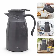 Garrafa Térmica Inox 1L Mantém Quente Frio Anti Vazamento