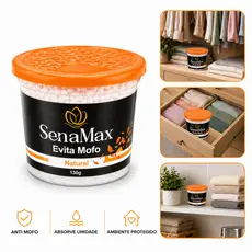 Desumidificador Natural Anti Mofo 130g Absorvedor De Umidade Armário Closet