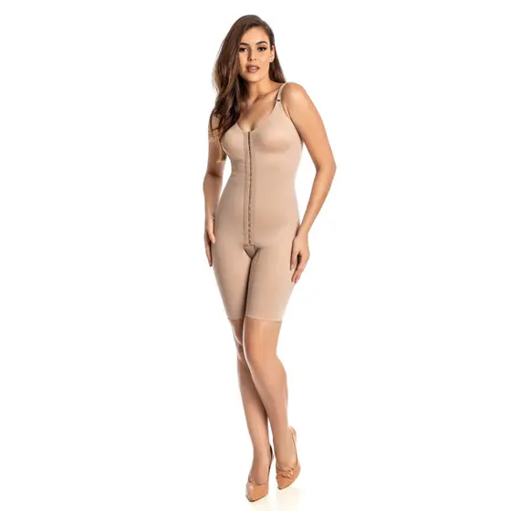 CINTA MODELADORA YOGA LIGHT POS CIRURGICO COM PERNAS E ABERTURA FRONTAL - 5019SC