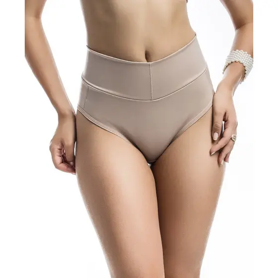 CINTA MODELADORA YOGA LIGHT TIPO CALCINHA SEM PERNA COS DUPLO E BARBATANAS - 5006ABBT