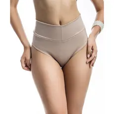 CINTA MODELADORA YOGA LIGHT TIPO CALCINHA SEM PERNA COS DUPLO E BARBATANAS - 5006ABBT