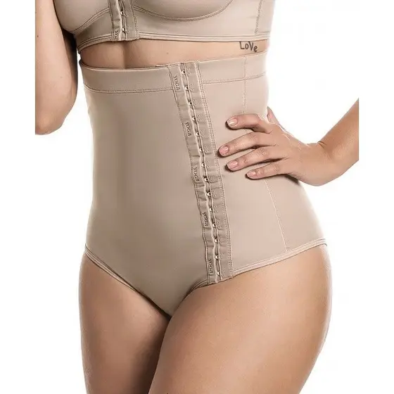 CINTA MODELADORA YOGA SOFT POS PARTO TIPO CALCINHA ABERTURA FRONTAL COM CÓS ALTO - 6029