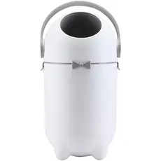 Maxi Baby Lixeira Antiodor Descarte de Fraldas Lixo Mágico, Branco