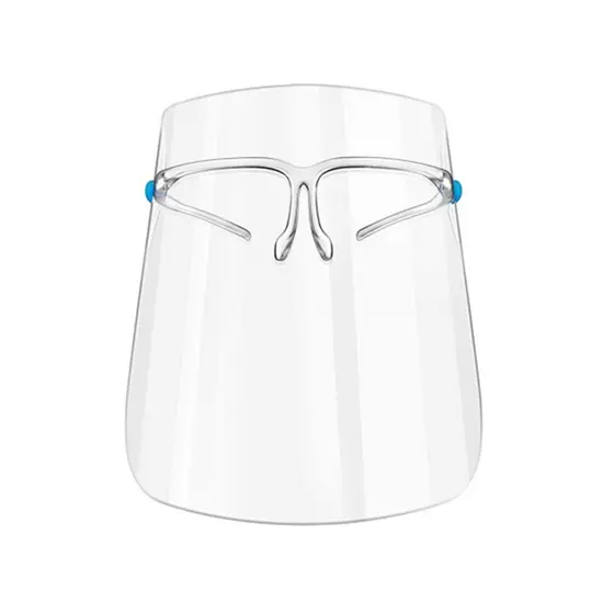 Face Shield Oculos Acrilico Máscara De Grandes Dimensões Protetor Facial Oculos Escoluros
