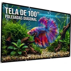 Tela de Projetor , Projeção  Em vinil PVC com Bordas e ilhós fixado Fazemos o tamanho que precisar