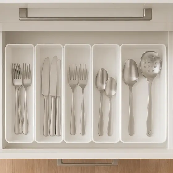 Kit Organizadores Modular Multiuso  para Gavetas  Cozinha Closet Escritório