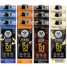 Bebida Proteica Power Whey Cappuccino  3 Corações (Cx 12un de 250ML)