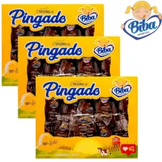Kit 3 Doce Pingado De Leite CX C/50 1 Kg Biba
