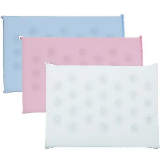 Kit 2 Travesseiros  Anti-asfixia Bebê 100% Algodão C/ Furos 29x19x3cm Papi