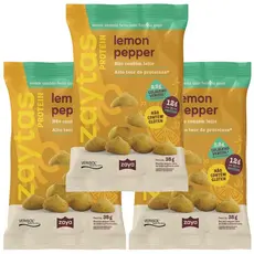 Kit 3 Zaytas Lemon Pepper Protein Zaya Proteína S/ Glúten 35g
