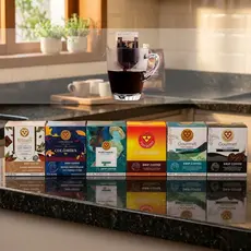 Café Drip Coffee Sachê Dark, Matas de Minas, Tradicional, Portinari e Colômbia 3 Corações