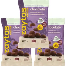 Kit 3 Zaytas Sabor Chocolate Protein Zaya S/ Glúten 35g
