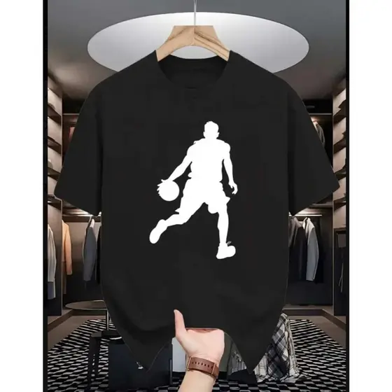 Camiseta Casual Basquete Esporte 100% Algodão