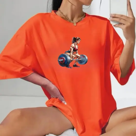 Camiseta Feminina Academia Treino Foco 100% Algodão