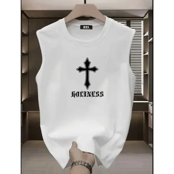 Camiseta Regata Masculina Gotica  Blusa 100% Algodão Blusa Cavada