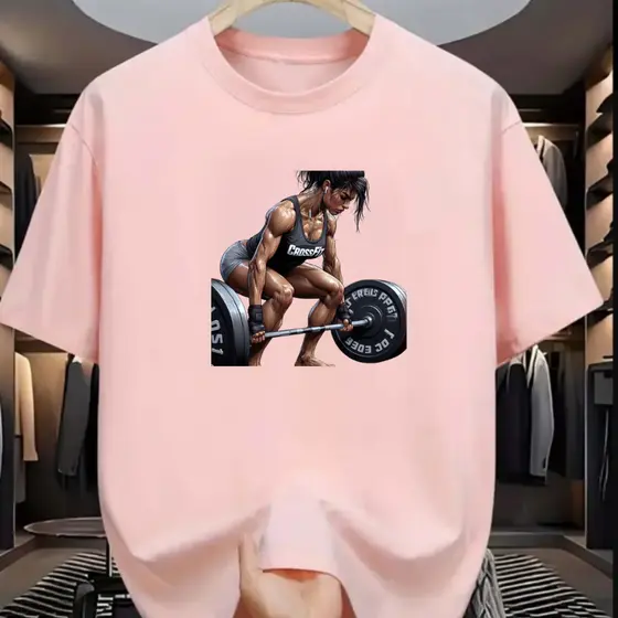 Camiseta Femina Treino Crossfit 100% Algodão