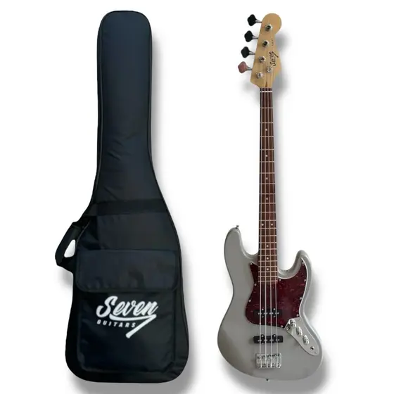 Contrabaixo J.bass Seven Sjb-47 Gray C/Bag