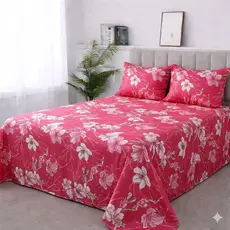 Jogo de Lençol Casal Padrão 3 Peças 100% Poliéster Microfibra Estampado Macio
