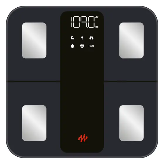 Balança Digital Bioimpedância Corporal Smart Relax Digital 25 Análises Inteligente Alta Precisão
