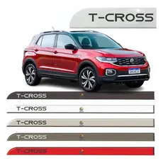 Friso Porta Lateral Vw T-cross Todas As Cores E Modelos