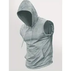 Regata com Capuz e Bolso Masculina slim Estilosa e Confortável para o Dia a Dia