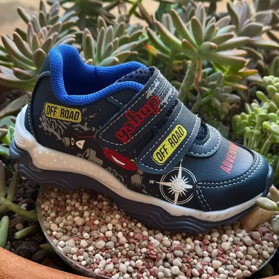 Tênis Infantil Masculino Com Luz do 20 ao 27 01-016 - Yahup