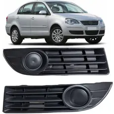 Par Moldura Grade Milha Polo 2007 2008 2009 2010 2011 S/furo