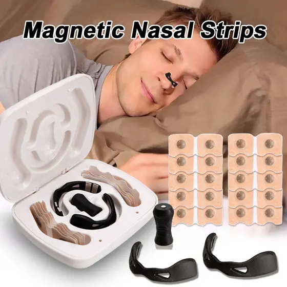Kits Magnéticos De Dilatador Nasal , Reforço De Entrada De Oxigênio , Recarga De Respiração , Clipe Tiras Nasais , Reduz