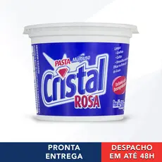 Pasta Rosa Sabão Para Limpeza Multiuso Desengordurante Cristal 500gr