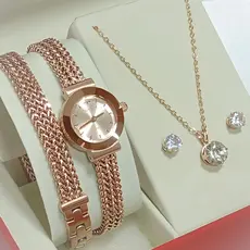 Relógio Technos Analógico Rosé Duas Voltas Feminino Kit 5Y20IR/4J