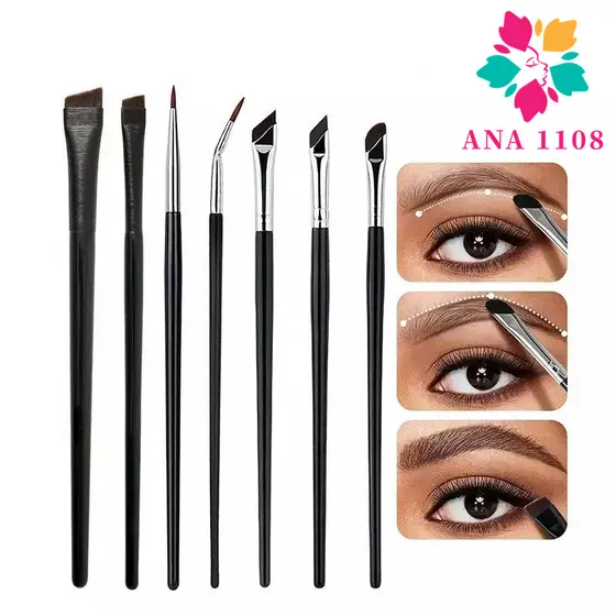 ANA1108 Maquiagem Ultrafinos para Sobrancelhas Chanfrados de Precisão para Delineador Sombra e Olhos