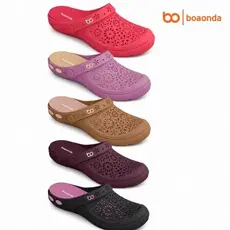 sandália  babuche Boa onda nelly original ortopédica leve e macia crocks femenino