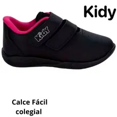 Tênis kidy colegial usefull college sem cadarço Preto kidy Original volta as aulas