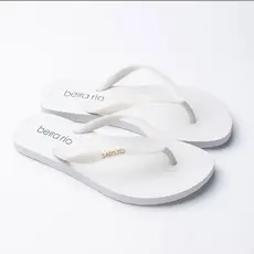 Chinelo feminino Beira Rio Branco casual preto original