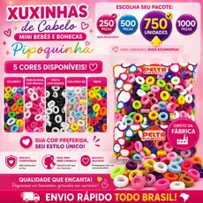 Pacotão Xuxinhas (PIPOQUINHA) para bebe C/ 250 A 1000 Peças (Rabico Delta)
