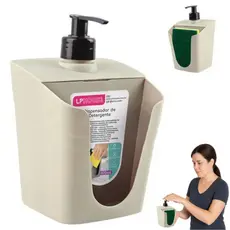 Dispenser Porta Detergente e Esponja Fendi LP House 610 ml