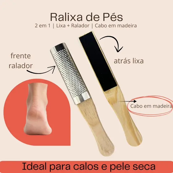 RALIXA CABO DE MADEIRA - RALO E LIXA NA MESMA PEÇA