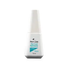 Top Coat Diamante Linha Start 10 ml - Real Love