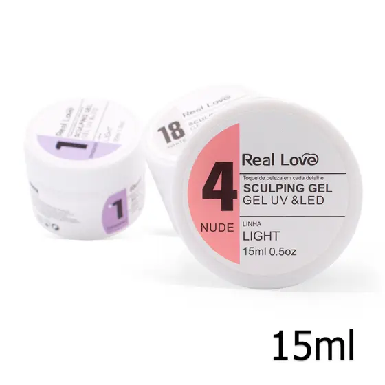 Gel Construtor Light Autonivelante Real Love 15ml