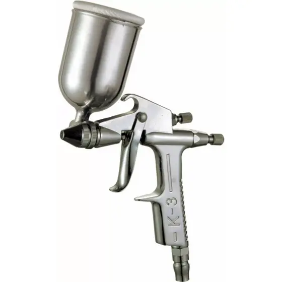 Pistola De Pintura K3 Gravidade Hvlp 150ml 50psi Bico 1.5mm