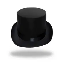 Cartola de Mágico Aveludada - Luxo para Fantasias e Decoração de Festas